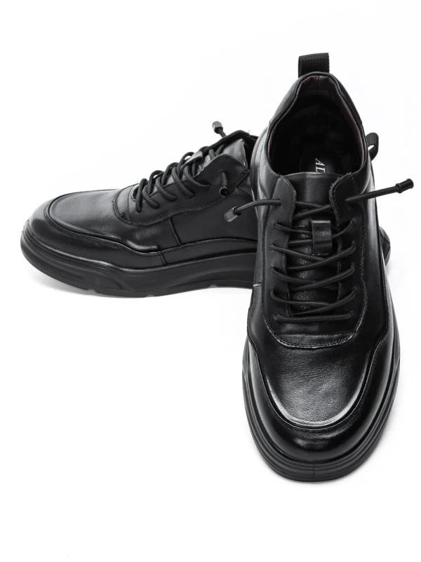 Ghete Barbati din piele naturala 919088-F BLACK | ADVANCER