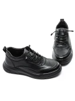 Ghete Barbati din piele naturala 919088-F BLACK | ADVANCER