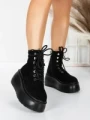 Ghete Dama cu Platforma 56WL16 BLACK | MEI