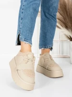 Ghete UG Dama 8750 LIGHT BEIGE | MEI