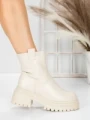 Ghete Dama cu Platforma 5W82 BEIGE | MEI