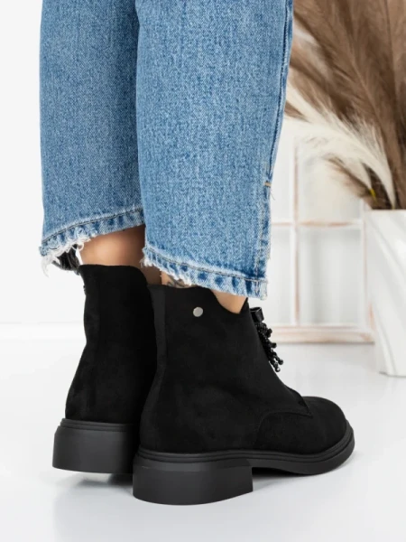 Ghete Dama Imblanite 5AH62 BLACK | MEI