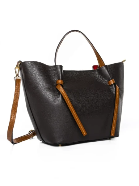 Genti Dama Din Piele Naturala GD53 DARK BROWN | FORSETI