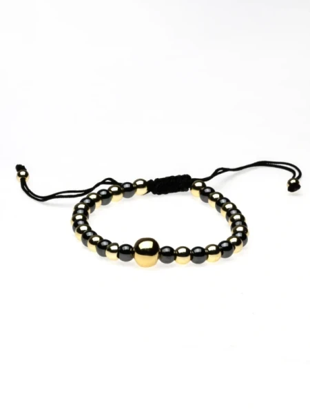 Bratara Unisex BR032 AURIU-NEGRU | MEI