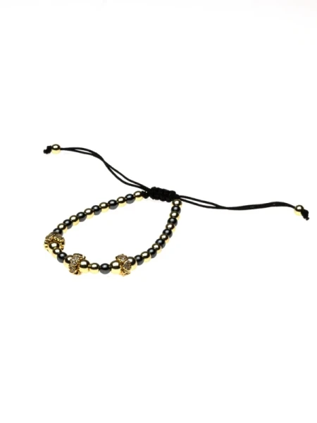 Bratara BR034 AURIU-NEGRU | MEI