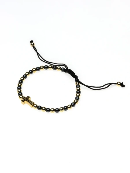Bratara Unisex BR035 AURIU-NEGRU | MEI