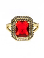 Inel INL14 AURIU-ROSU | MEI