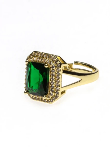 Inel INL14 AURIU-VERDE | MEI