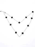 Colier YP-38 ARGINTIU-NEGRU | MEI