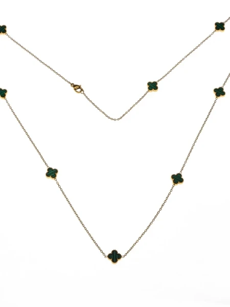 Colier YP-39 AURIU-VERDE | MEI