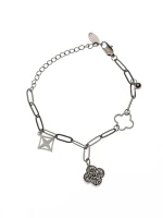 Bratara BR014 ARGINTIU | MEI