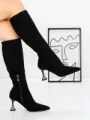 Cizme Dama cu Toc 5XKK66 BLACK | MEI