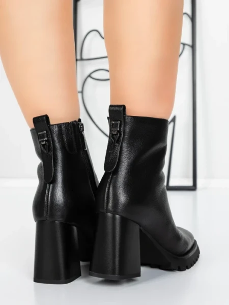 Ghete Dama din piele naturala K23574-8480 BLACK | JOSE SIMON