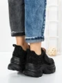 Pantofi Sport Dama cu Platforma 1A05 BLACK | MEI