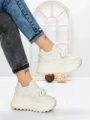 Pantofi Sport Dama cu Platforma 3570 BEIGE | MEI