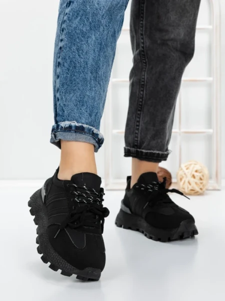 Sneakers Dama 5WL115 BLACK | MEI
