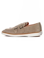Mocasini Barbati din piele naturala 5NXE57 BEIGE | PANTOFUL
