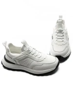 Pantofi Sport Barbati din piele naturala 5306 WHITE | ADVANCER