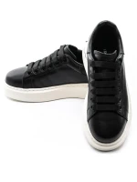 Pantofi Sport Barbati din piele naturala 5303 BLACK | ADVANCER