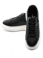 Pantofi Sport Barbati din piele naturala 5305 BLACK-WHITE | ADVANCER