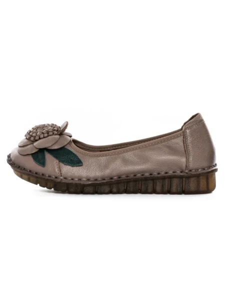 Balerini Dama din piele naturala 1817-6 APRICOT | ADVANCER