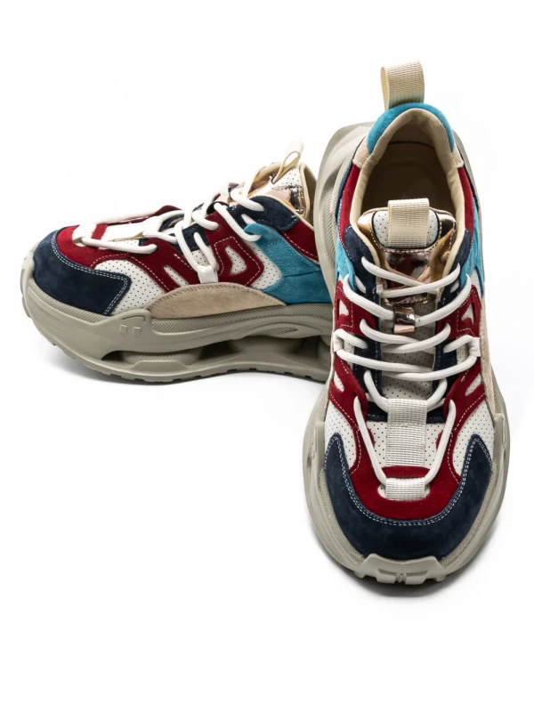 Pantofi Sport Dama din piele naturala 36899 BLUE | ADVANCER