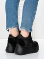 Pantofi Sport Dama cu Platforma 5WL111 BLACK | MEI