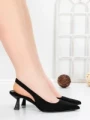 Pantofi Stiletto 5GZ80 BLACK | MEI