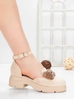 Pantofi Casual Dama 5H55 BEIGE | MEI