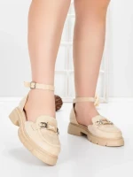 Pantofi Casual Dama 5H59 BEIGE | MEI