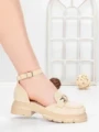 Pantofi Casual Dama 5H59 BEIGE | MEI