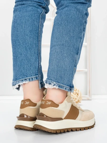 Sneakers Dama 5WL117 BROWN | MEI