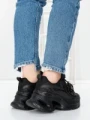 Pantofi Sport Dama cu Platforma 5WL120 BLACK | MEI