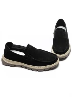 Mocasini Barbati din piele naturala 8063 BLACK | ADVANCER