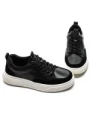 Pantofi Sport Barbati din piele naturala 5320 BLACK | ADVANCER
