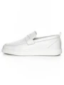 Pantofi Casual Barbati din piele naturala 12-187 WHITE | ADVANCER
