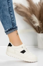 Pantofi Sport Dama din piele naturala KM5503 BLACK | ADVANCER