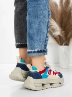 Pantofi Sport Dama din piele naturala 36899 BLUE | ADVANCER