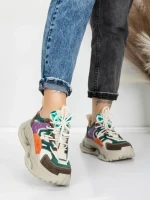 Pantofi Sport Dama din piele naturala 36899 BROWN | ADVANCER