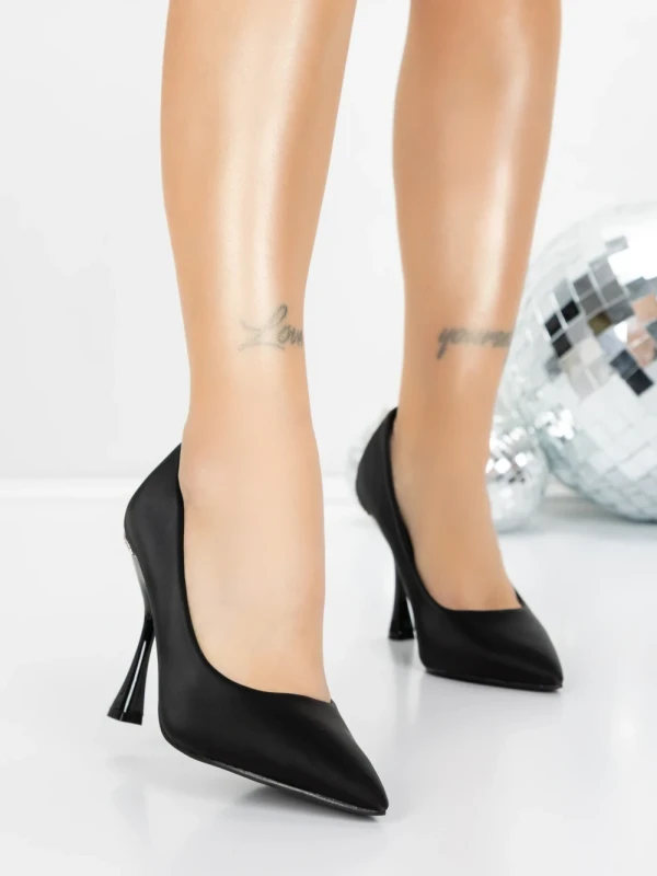 Pantofi Stiletto 5XKK79 BLACK | MEI