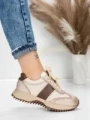 Pantofi Sport Dama din piele naturala KM3309 COFFEE | ADVANCER