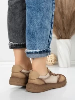 Pantofi Sport Dama din piele naturala 65852 APRICOT | FRANCO GERARDO