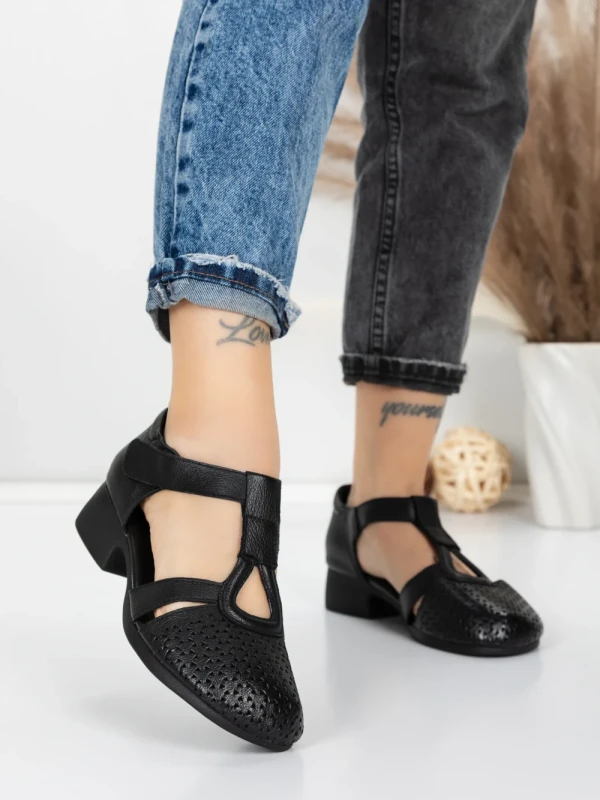 Sandale Dama din piele naturala 1171 BLACK | FORMATIONE
