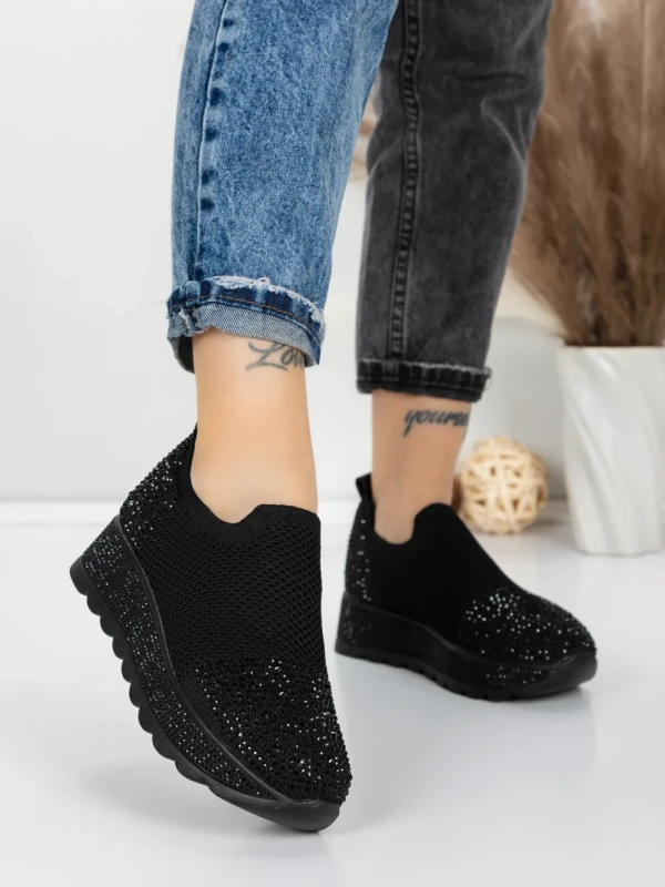 Sneakers Dama 5H65 BLACK | MEI