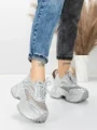 Pantofi Sport Dama cu Platforma 6968-1 SILVER | MEI