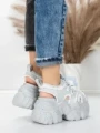 Sandale Dama cu Platforma 569-76 GREY | MEI