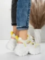 Pantofi Sport Dama cu Platforma 0897-8 YELLOW | MEI
