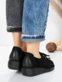 Pantofi Casual Dama din piele naturala 2553 BLACK | FORMATIONE