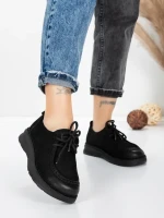 Pantofi Casual Dama din piele naturala 8887 BLACK | FORMATIONE