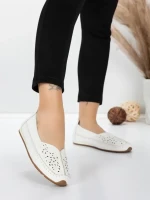 Balerini Dama din piele naturala 5001-1 CREAM | FORMATIONE